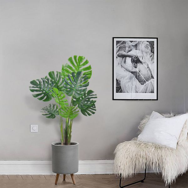 4ft 5.3ft 6ft Realistic Artificial Monstera Plant For Home And Office Decoration Custom Sizes Available