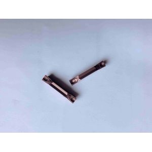 Solid 92HRC Carbide Tool Inserts RK3202 ZTGD0404 MG Wear Resistance For Metal