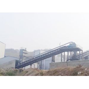 Custom B1200 Industrial Conveyor Heavy Duty Mining Ore With Feeding Hopper