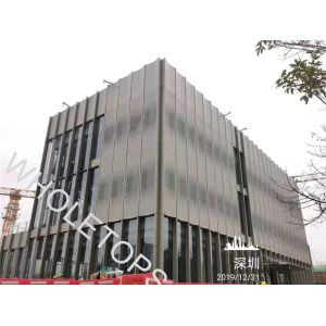 Exterior PVDF Coated 4.0MM Laser Cut Aluminum Panel For Buildings Fire