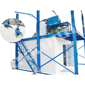 80KW Industrial Ice Machines for Chicken Production Enhance Your Production Line