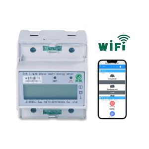 1.5(6)KW Single Phase Din Rail Wifi Smart Energy Meter Digital Power Monitor
