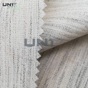 Soft Washable Polyester Woven Long Hair Interlining Canvas Fabric for Suit