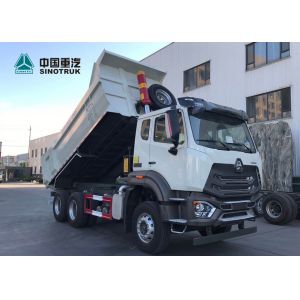 N7B Man Technology Chassis 371hp Heavy Duty Dump Truck with White Color