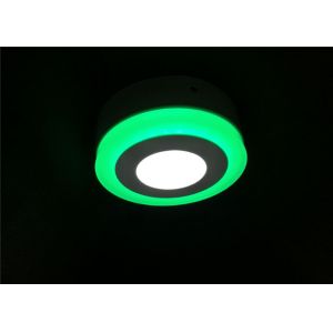 China Round 6 Watt Led Panel Light White Green Edge 2835 SMD For Living Room on sale