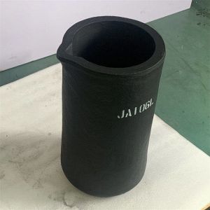 Advanced Heat Resistance Silicon Carbide Graphite Crucible With Pouring Nozzle