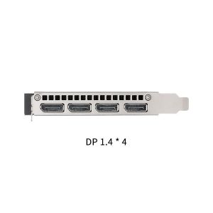 RTX A4000 16GB GPU Computer Parts Video Card for PC Server Form Factor 4.4" H x