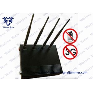 Black Cover Mobile Phone Blocker Jammer , Cell Phone Scrambler 3000g Light