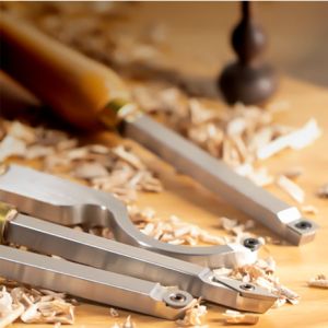 Carbide Tipped Wood Turning Tools Sets Round Shape With 12mm Inserts