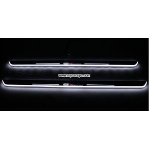 Audi Q3 Q7 car accessories upgrade new led door moving scuff plate lights