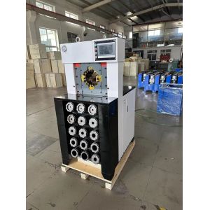 Super Thickness 3 Inch With 15 Dies 6-76mm Black Color AC Hose Crimping Machine
