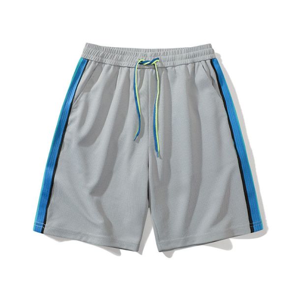 Quality Printing Embroidery Gray Beach Surf Shorts S-5XL Waffle Knit Lounge Shorts wholesale