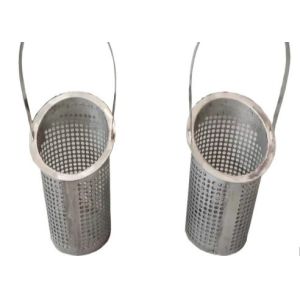 Custom Stainless Steel Perforated Filter Tube with Handle