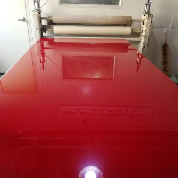 18mm high gloss kitchen cabinet mdf boards/acrylic mdf boards with red