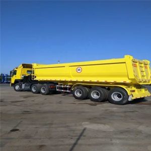 Jost E100 Landing Gear 40-80 Ton Steel Dump U-Shaped End Rear Tipper Dumper Semi