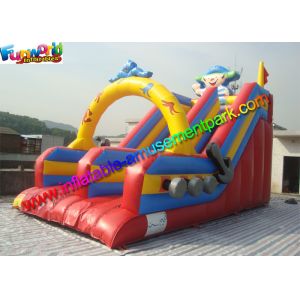 Customized Pirate Ship Commercial Inflatable Blow up Slide 8L x 4W x 6H Meter