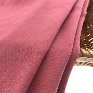 235gsm Polyester Suiting Fabric Plain Brushed Polyester Fabric stain Resistant