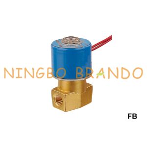 Cheap 1/4'' 3/8'' KSD Type 2/2 Way NC Brass Solenoid Valve FB2C FB2D FB2E FB3F for sale