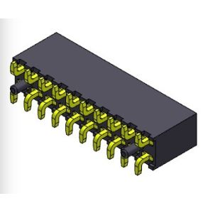 Female Header Connector 2.00mm Dual Row SMT TYPE 2*2PIN To 2*40PIN H=6.35mm
