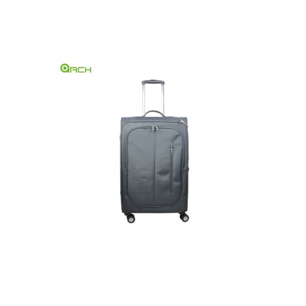 Quality 300D Polyester Trolley Case Soft Sided Luggage with Double Spinner Wheels wholesale