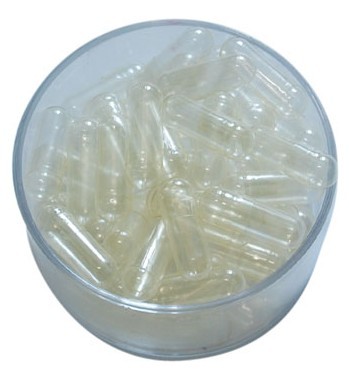 Quality Hard Gelatin Empty Gel Capsules , Size 0 Transparent Capsule With Natural Color wholesale