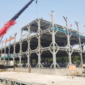 Gb High Rise Steel Building Prefabricated Workshop Sheds ODM