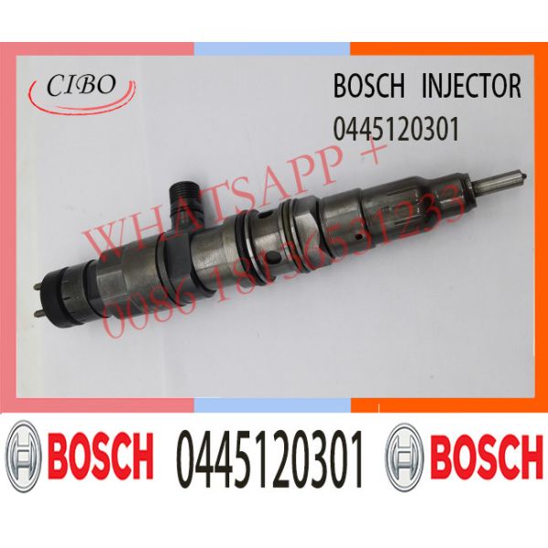Quality 0445120301 For BOSCH Diesel Common Rail Fuel Injector A4730700287 0445120300 wholesale