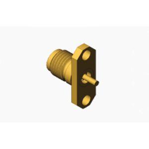 China K Series 2.92mm Brass Female Flange Mount RF Connector with Microstrip on sale