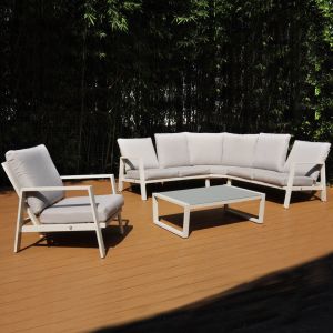 Patio Furniture Set Outdoor Sectional Sofa Conversation Set All Weather Wicker