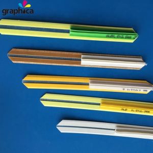 Graphic Die Cutting Material White Plastic GRZ0.5x1.4mm PVC Creasing Matrix