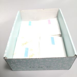 China Breathable PE Back Sheet 245mm Lady Sanitary Pads on sale