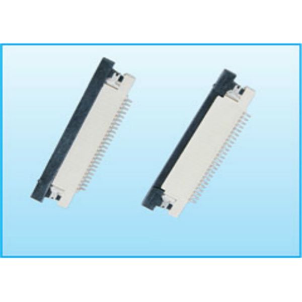 Quality 0.5mm Pitch FPC Cable Connector 1.2mm High ZIF R/A Lower Type ISO9001 wholesale