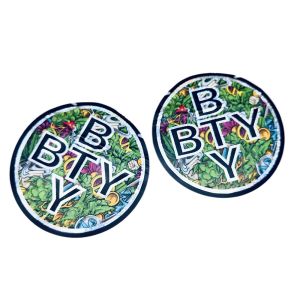 Resealable Die Cut Mylar Bags Round Shaped Bag For Custom Packaging