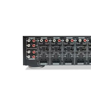 Powerful Multi Zone Stereo Amplifier 19 Inch Rack Mount 900 Watts With Speaker