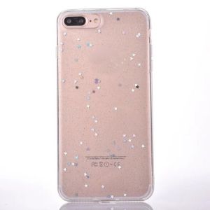 Soft TPU Small Star Glitter Space Back Cover Cell Phone Case For iPhone 7 6s