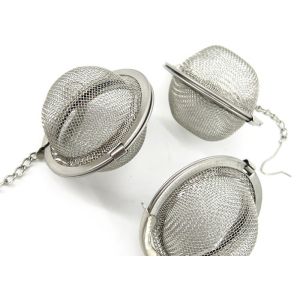 Silver Wire Mesh Filter Screen Stainless Steel Tea Filter Mesh Tea Ball Infuser