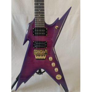 Custom Dean Dime Razorback DCR Black Tooth Limited Electric Guitar