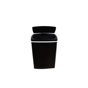 Black Automatic Garbage Can 12L 23*15.2*32cm Improving Indoor Air Quality