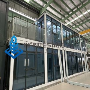 Steel Custom Prefab Container House 20ft / 40ft For Site Office Building