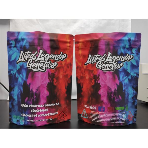 Matte OPP 12C PE Snack Plastic Packing Bag SGS Mylar Laminated Plastic Bag