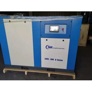 China 55kw / 75hp Coupling Driven Screw Air Compressor Lubrication Motor on sale