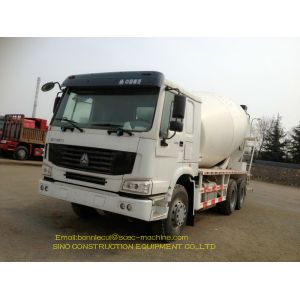 White Concrete Handling Equipment Concrete Batch Truck Easy To Operate