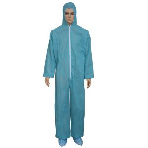Dust Proof Disposable PP Non Woven Coverall Microporous