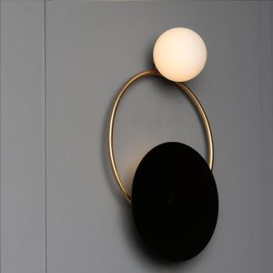 LED Wall bed lamp Designer Creative Spherical Metal Wall Lights Fixures (WH-OR