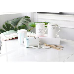 Scratch Prevent LFGB 20oz Porcelain Reusable Espresso Coffee Cup