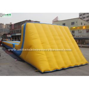 Colored Double Lanes Inflatable Slip N Slide Commercial For Adults