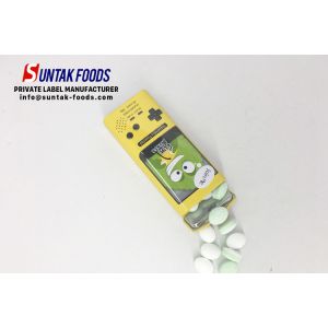 Fun Mint Candy 25g Peppermint Flavor Tin Box Candy with Menthol crystals