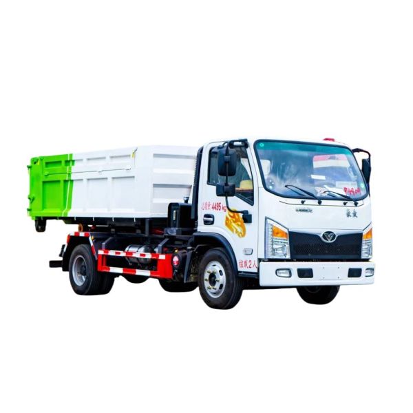 Quality Front Four Rear Eight Carriage Detachable Hook Arm Garbage Truck for Manual Transmission and Municipal Road Cleaning wholesale