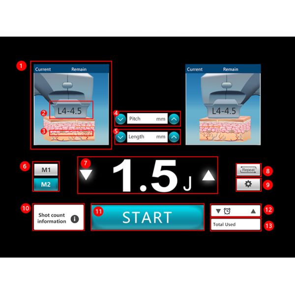 2 in 1 Hifu Multifunctional home use salon beauty 3 cartridges face lifting skin treament machine