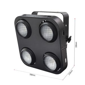 IP65 2in1 Amber & Warm White Waterproof Cob Stage Blinder Light 4x90W 4Eyes